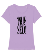 Enough Said! - 'Nuf Sed! Tricou mânecă scurtă guler larg fitted Damă Expresser
