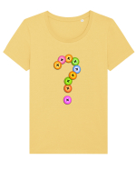 Intrebare Tricou mânecă scurtă guler larg fitted Damă Expresser