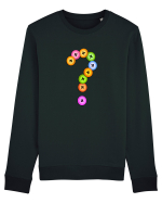 Intrebare Bluză mânecă lungă Unisex Rise