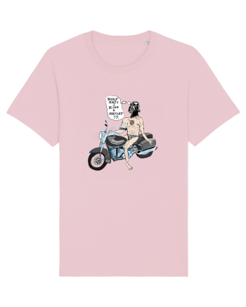 darth vader with harley Cotton Pink