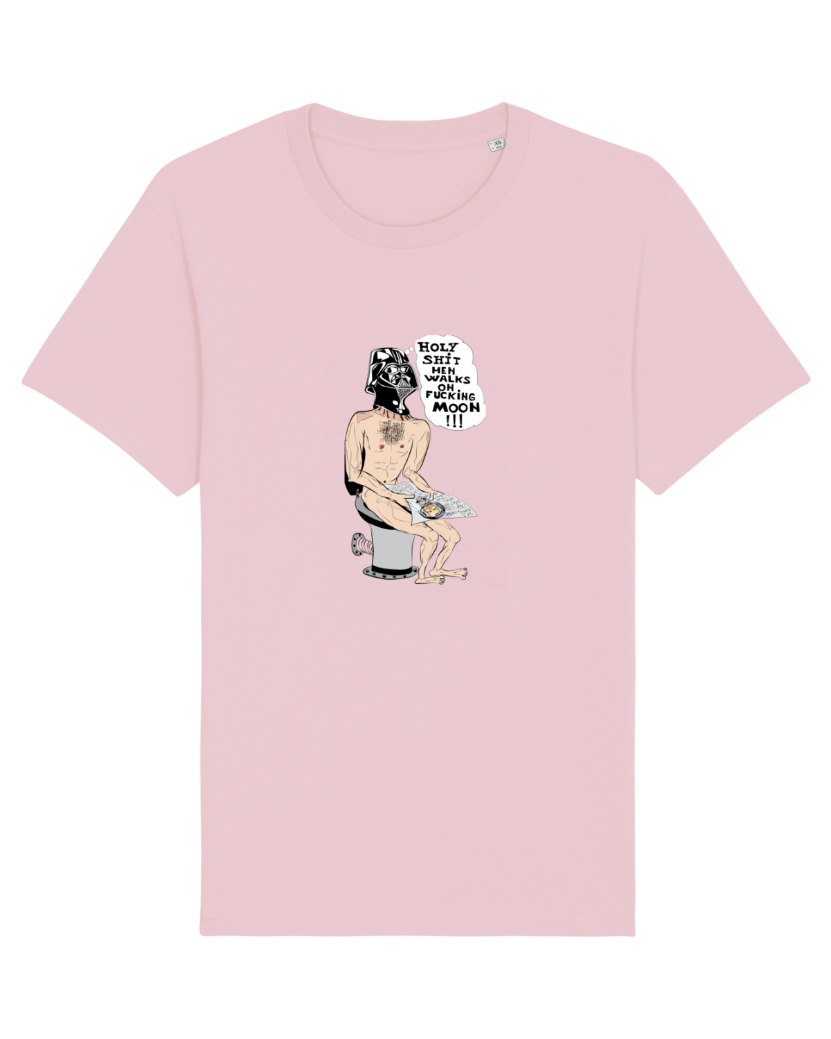 Tricou mânecă scurtă Unisex Rocker Cotton Pink