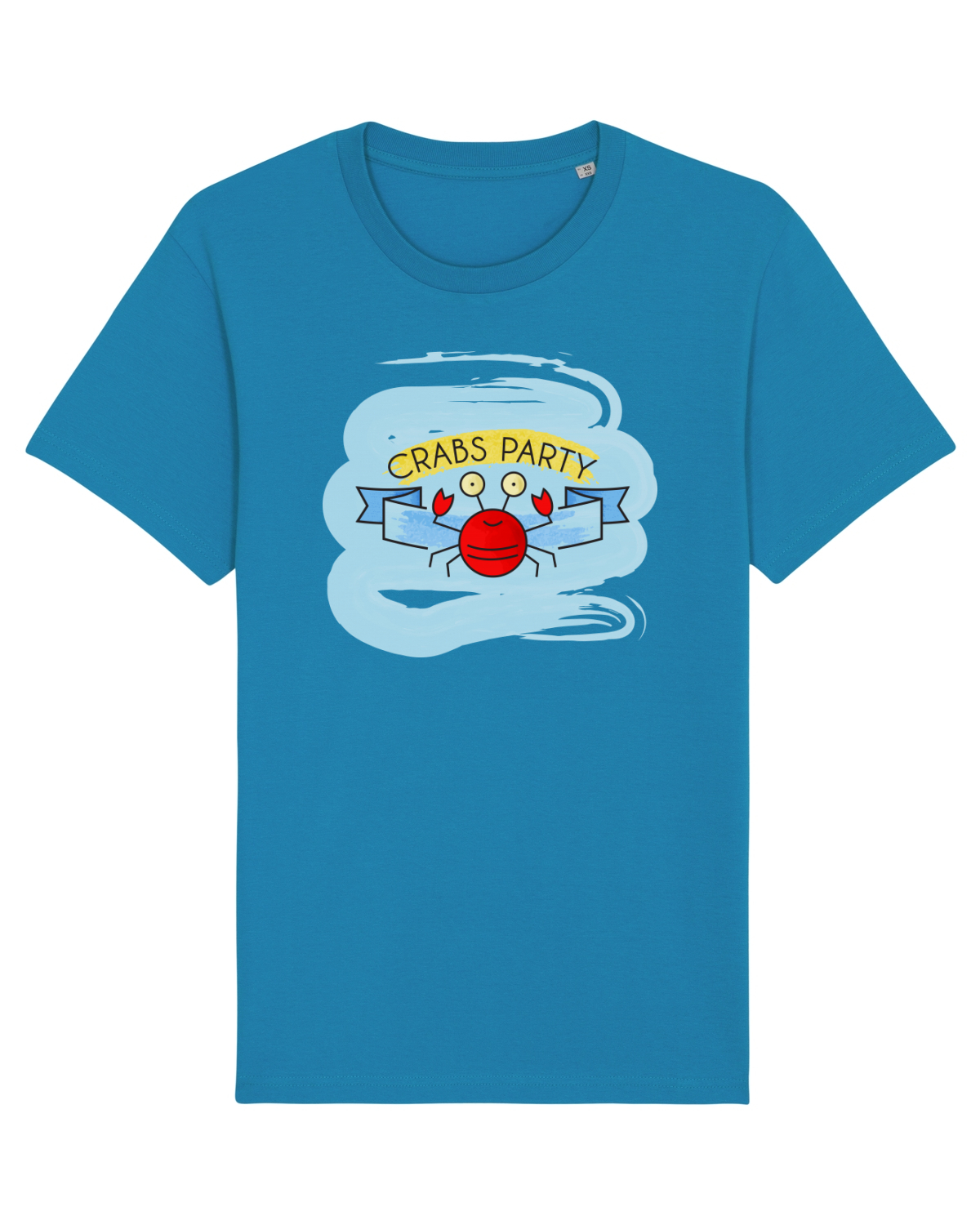 Tricou mânecă scurtă Unisex Rocker Azur
