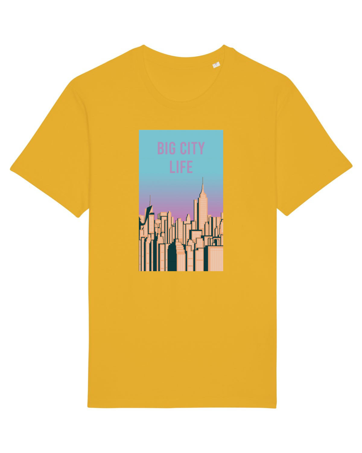 Tricou mânecă scurtă Unisex Rocker Spectra Yellow