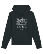 Never Give Up Hanorac Unisex Drummer