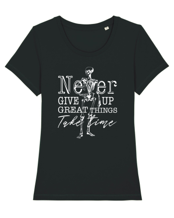 Never Give Up Black