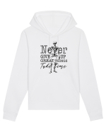 Never Give Up Hanorac Unisex Drummer