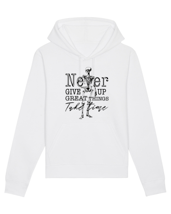 Never Give Up White