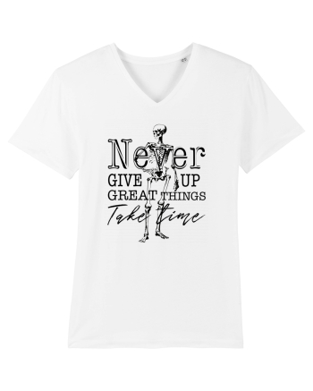 Never Give Up White