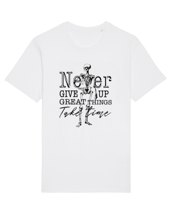 Never Give Up White