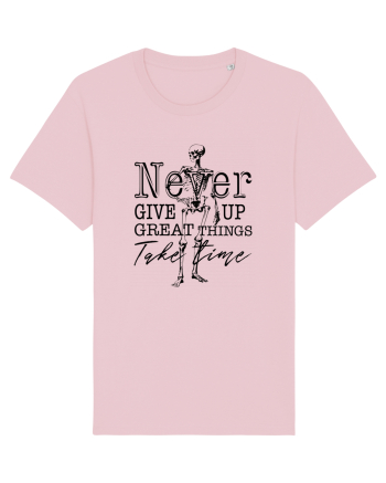 Never Give Up Cotton Pink