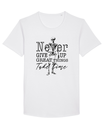 Never Give Up White