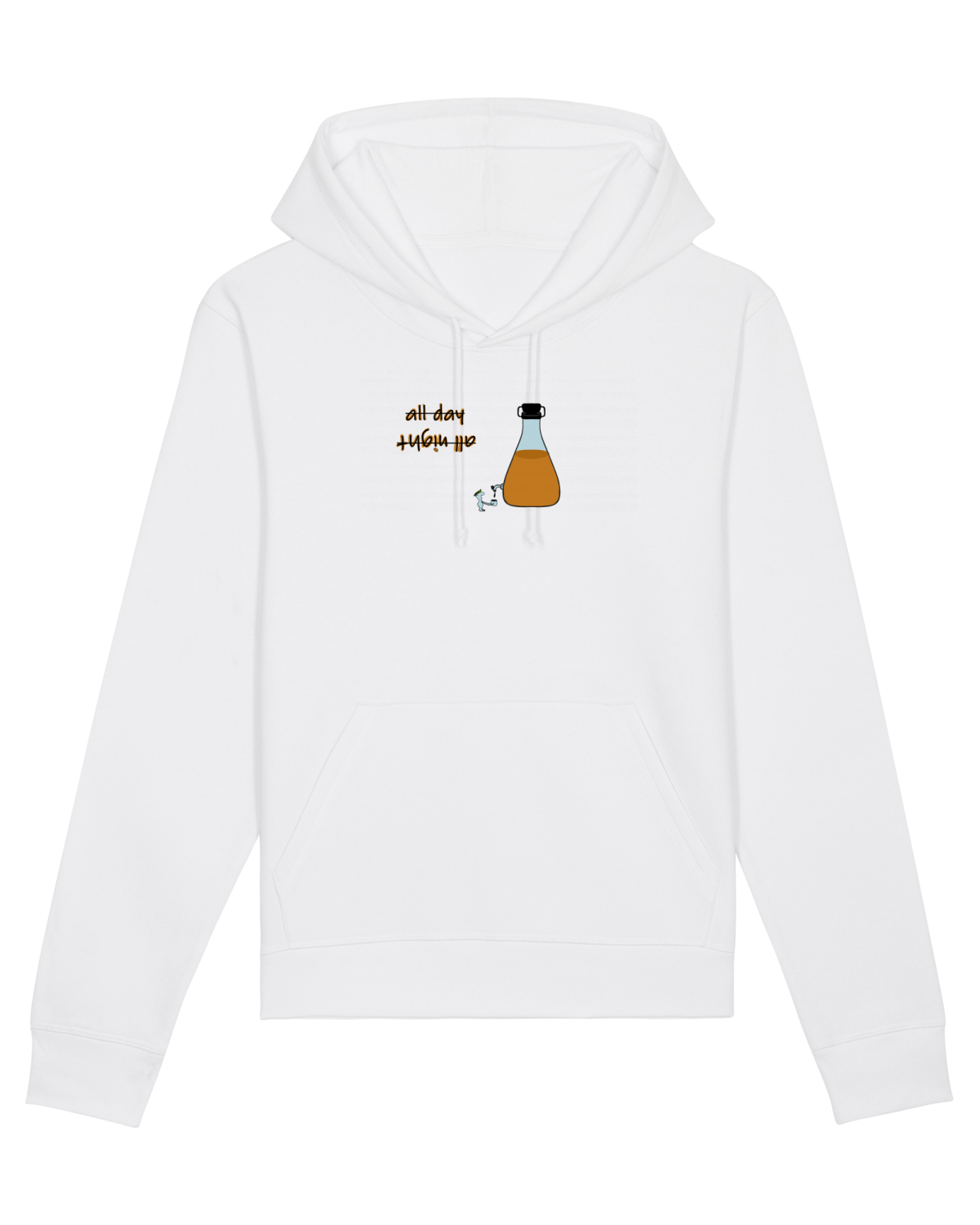 Hanorac Unisex Drummer White