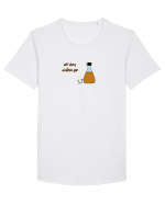 Drink it! Tricou mânecă scurtă guler larg Bărbat Skater