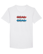REAL DEAL Tricou mânecă scurtă guler larg Bărbat Skater