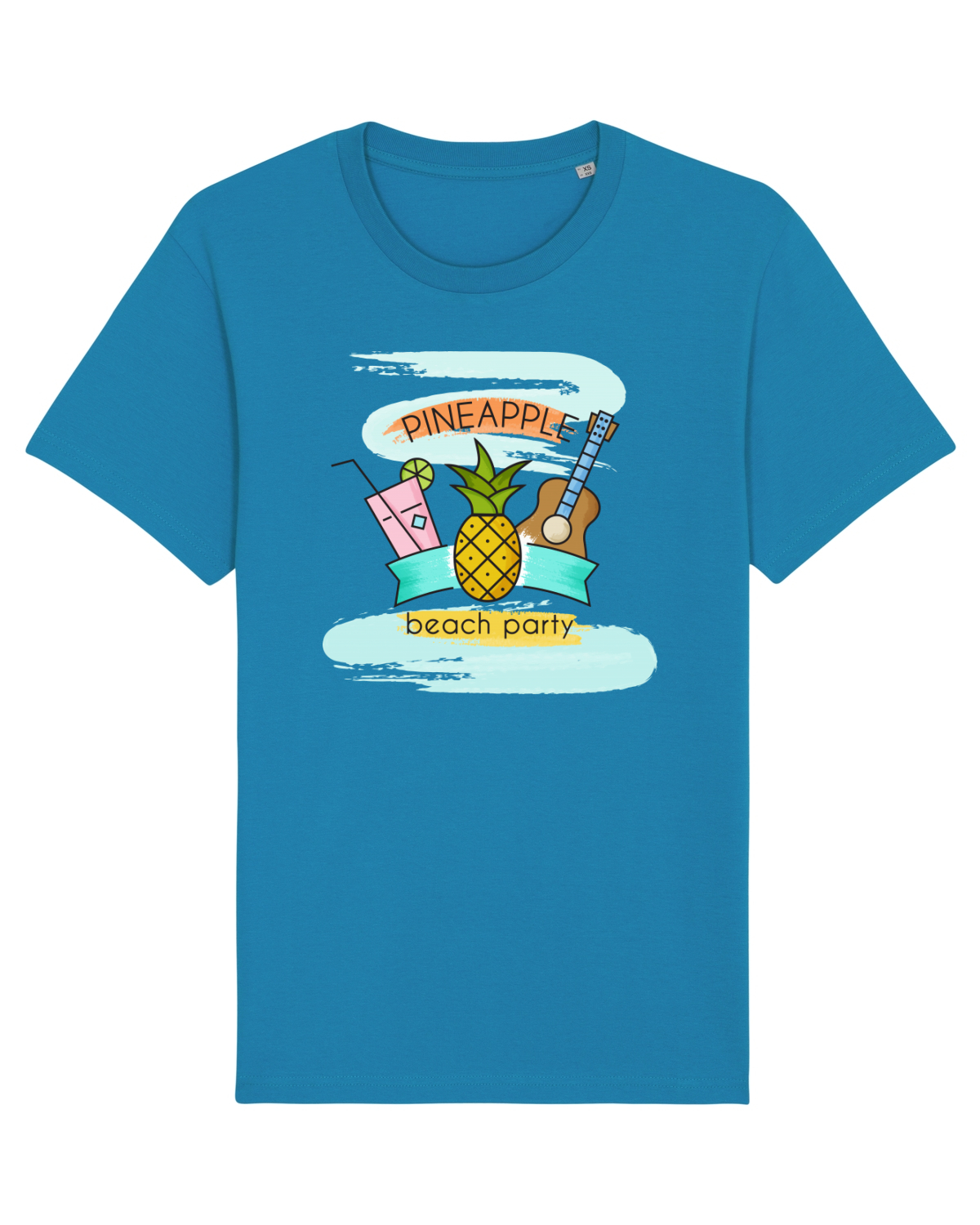 Tricou mânecă scurtă Unisex Rocker Azur