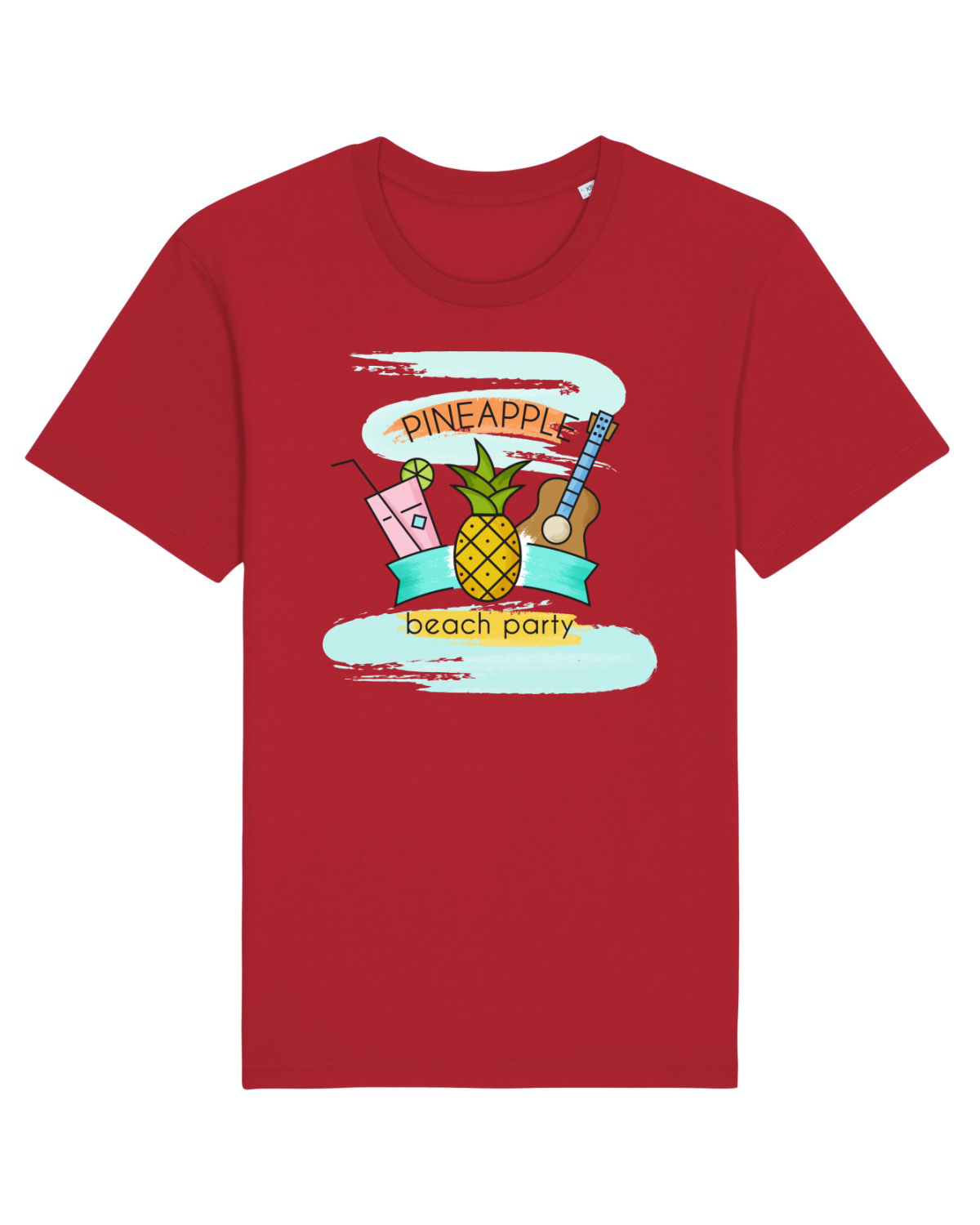 Tricou mânecă scurtă Unisex Rocker Red