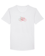 Color Wheels Tricou mânecă scurtă guler larg Bărbat Skater