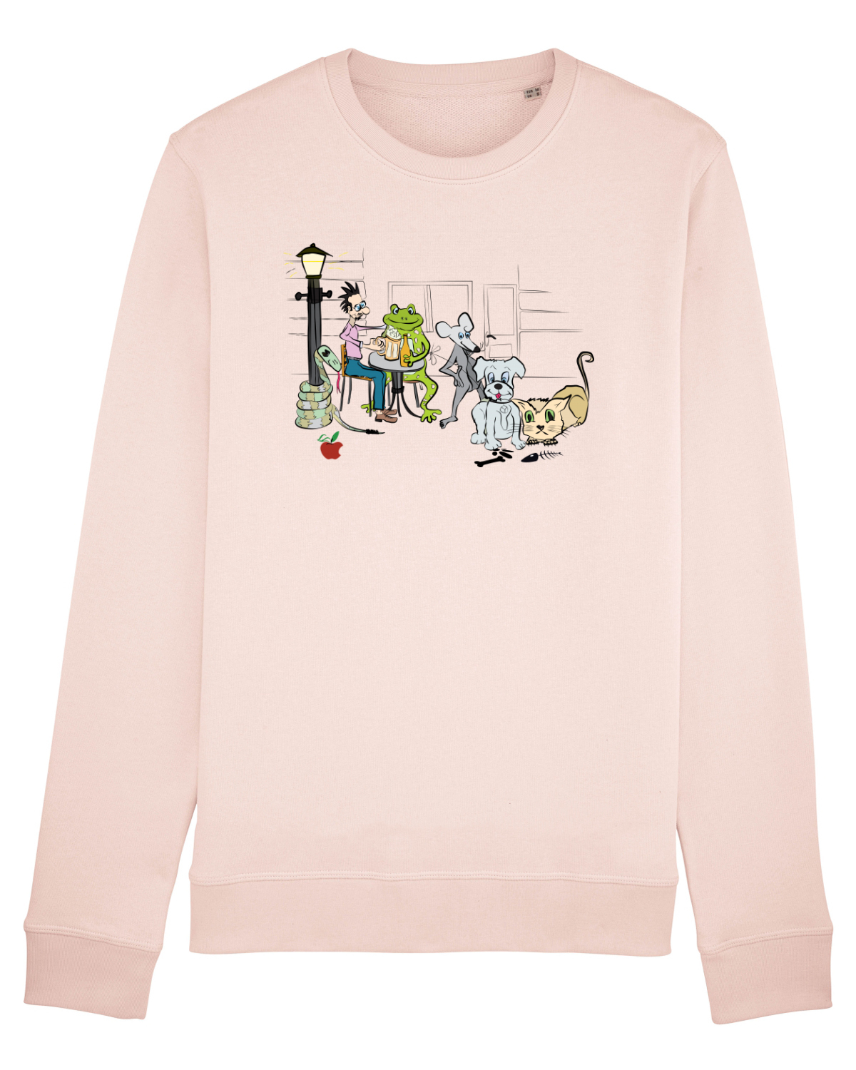 Bluză mânecă lungă Unisex Rise Candy Pink
