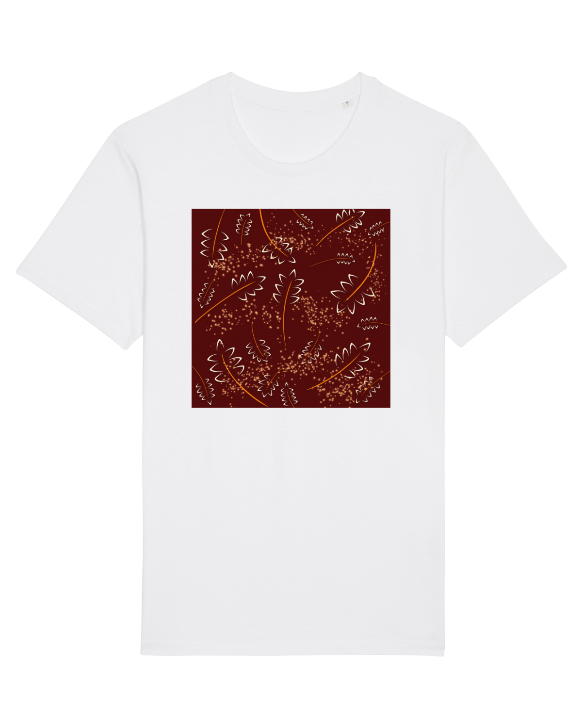 Tricou mânecă scurtă Unisex Rocker White