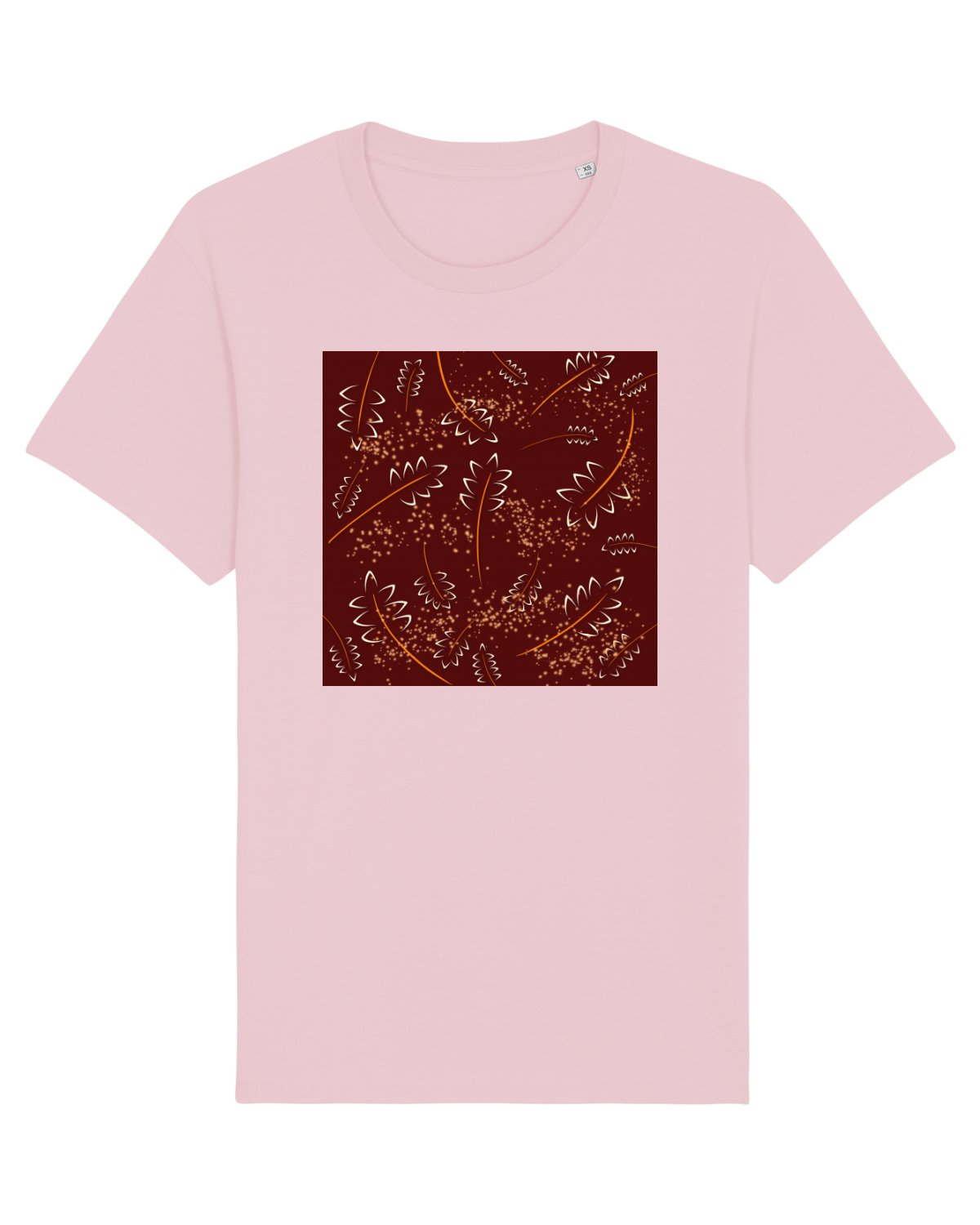 Tricou mânecă scurtă Unisex Rocker Cotton Pink