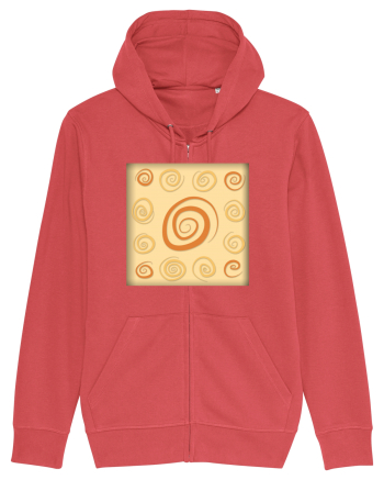 Swirls Carmine Red