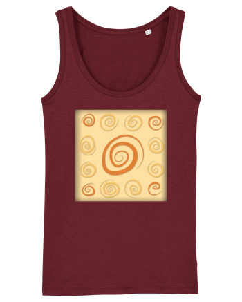 Swirls Burgundy
