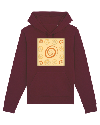 Swirls Burgundy