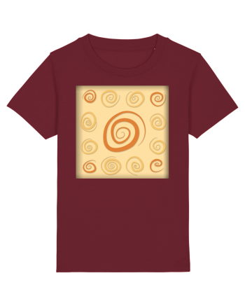 Swirls Burgundy