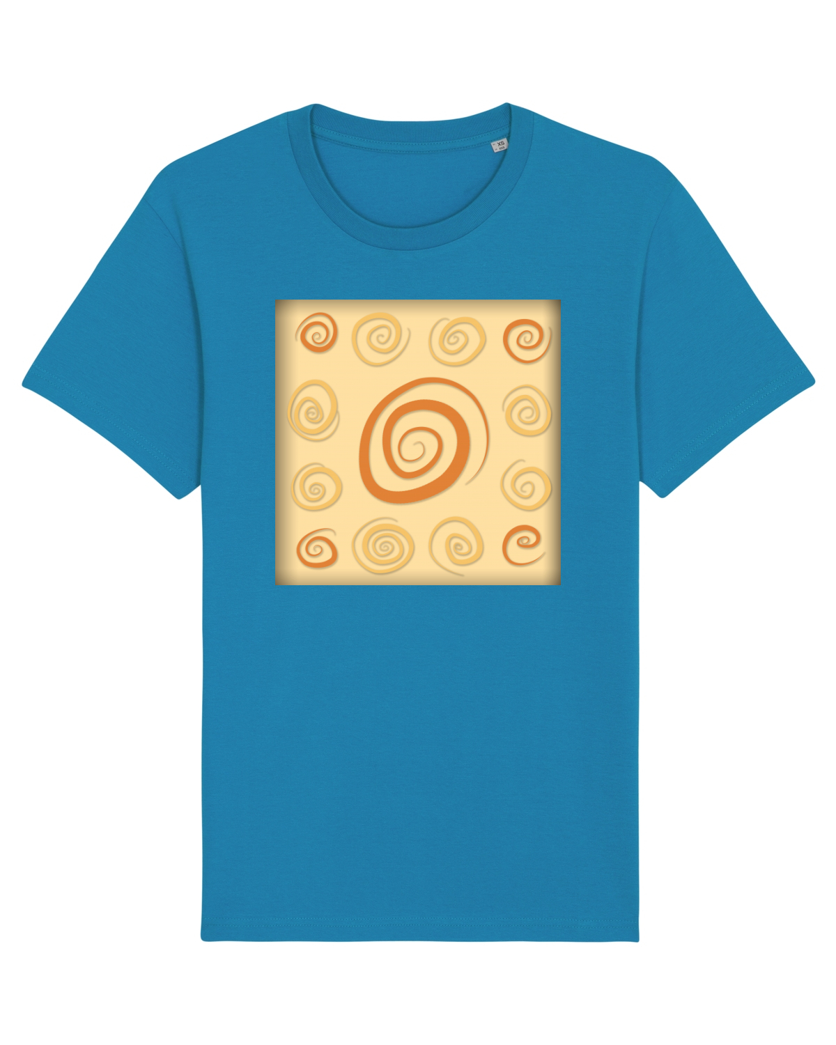 Tricou mânecă scurtă Unisex Rocker Azur
