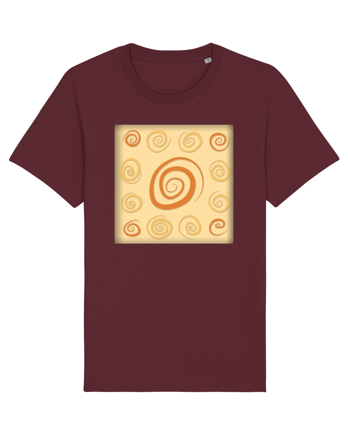 Tricou mânecă scurtă Unisex Rocker Burgundy