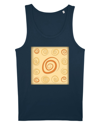 Swirls Navy