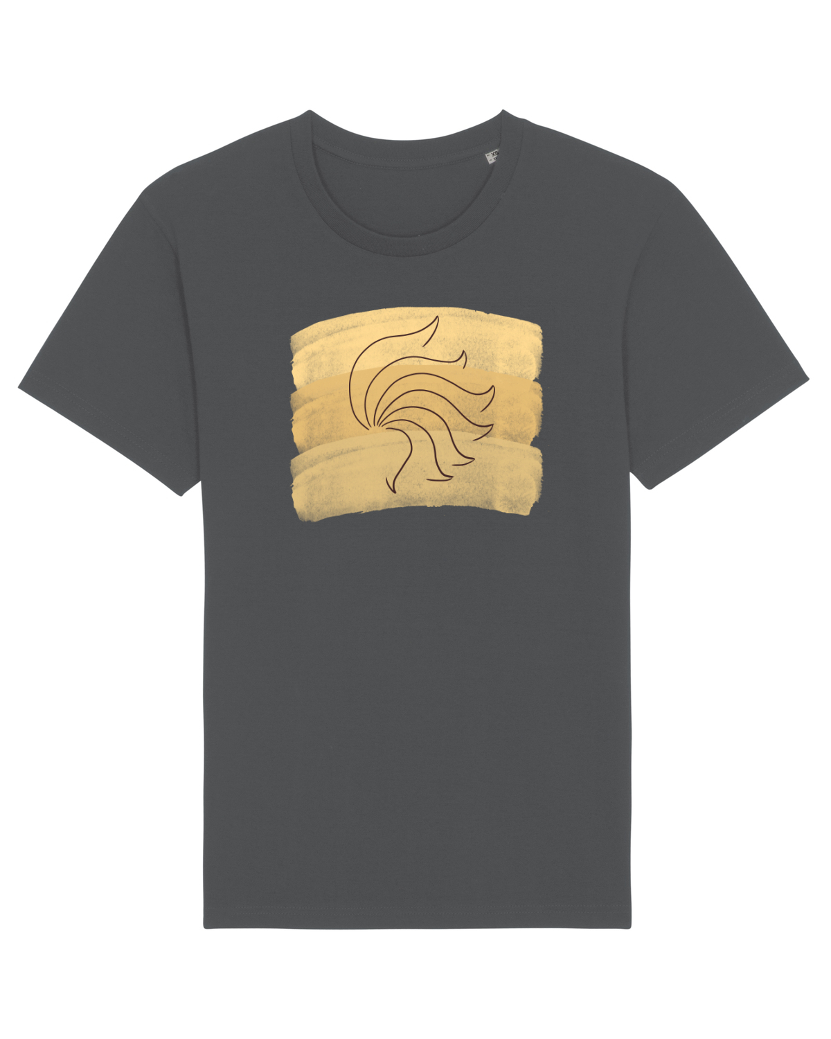 Tricou mânecă scurtă Unisex Rocker Anthracite