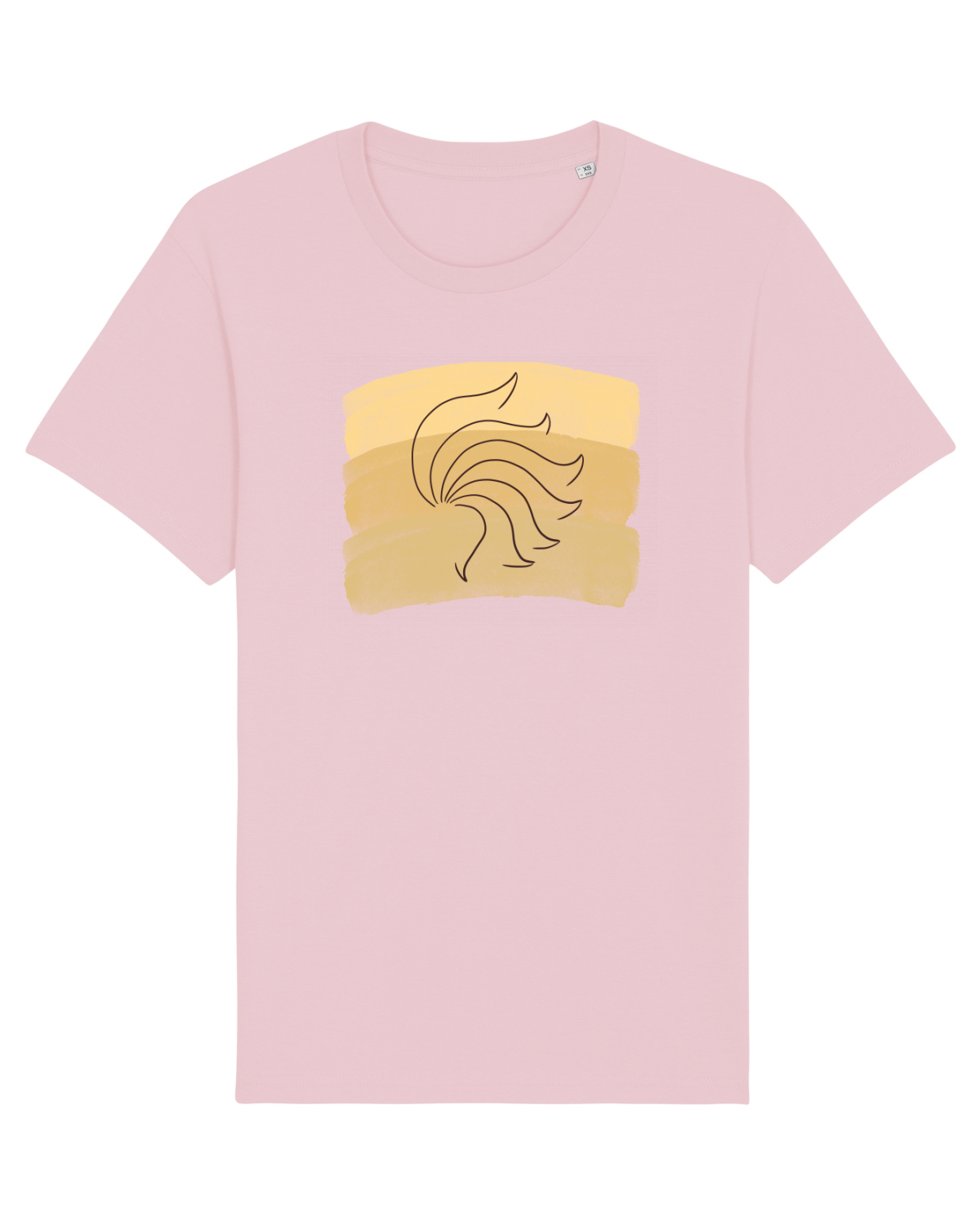 Tricou mânecă scurtă Unisex Rocker Cotton Pink