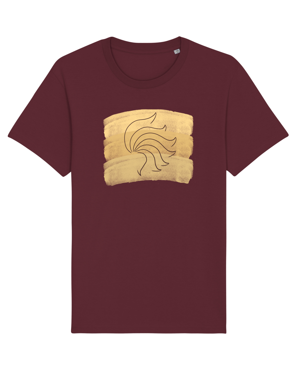 Tricou mânecă scurtă Unisex Rocker Burgundy