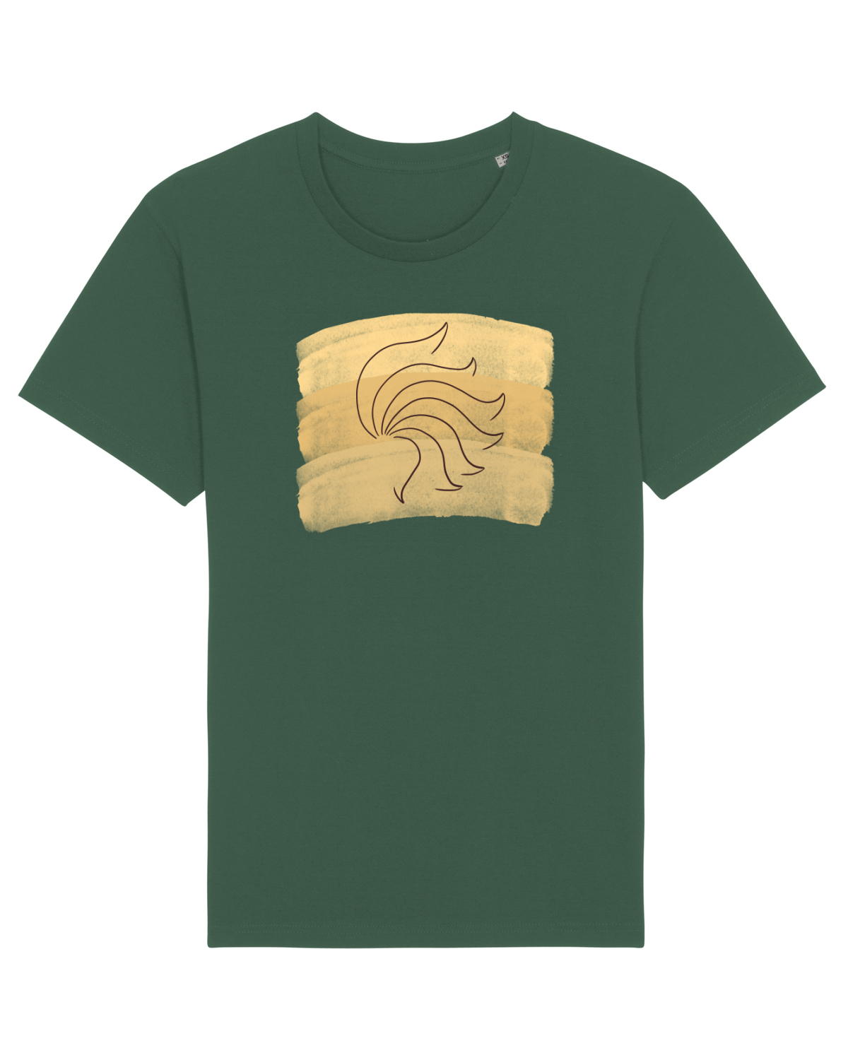 Tricou mânecă scurtă Unisex Rocker Bottle Green