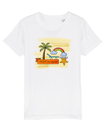 Stau pe plajă Tricou mânecă scurtă  Copii Mini Creator
