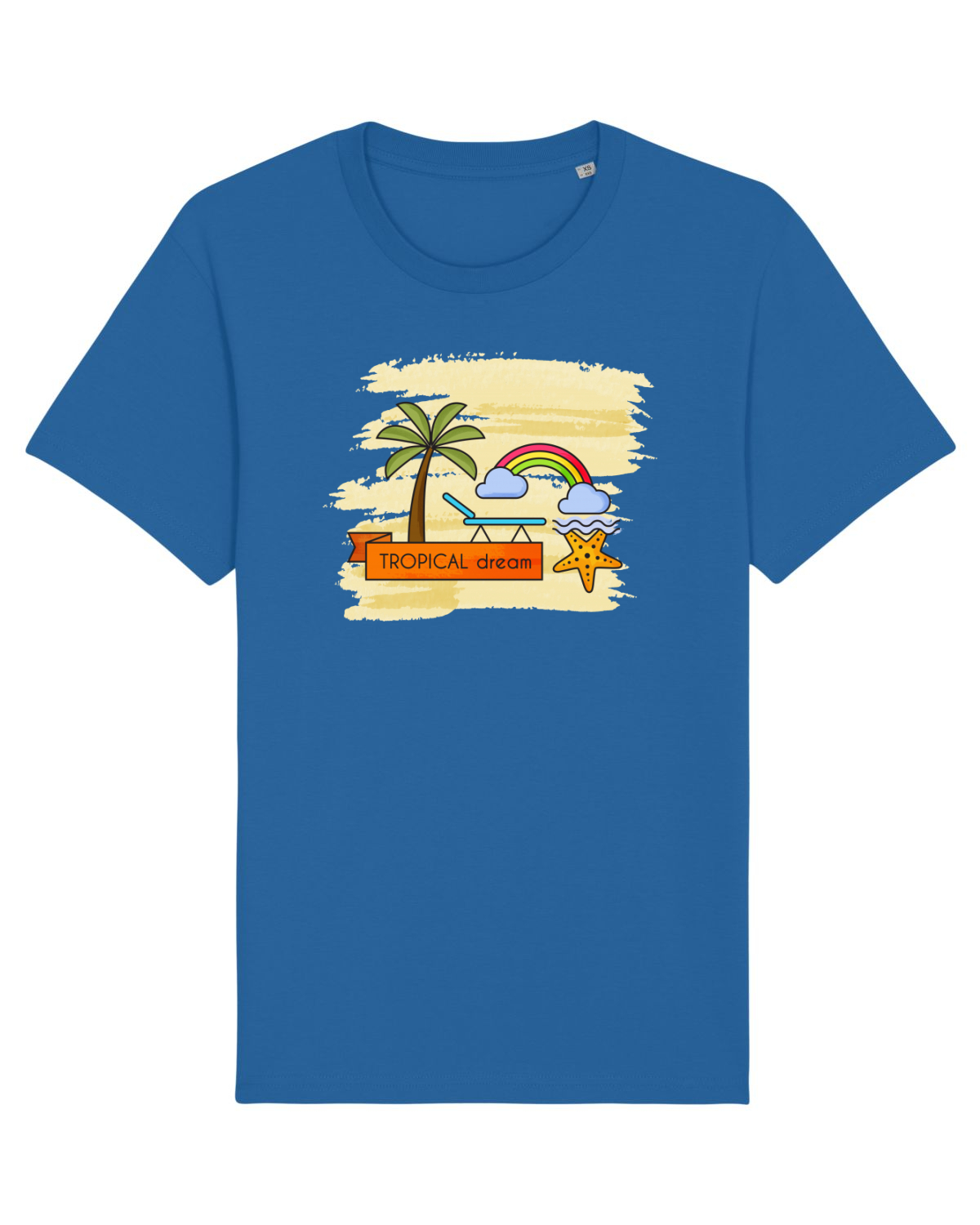 Tricou mânecă scurtă Unisex Rocker Royal Blue