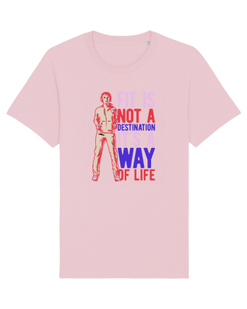 Fit is not a destination Cotton Pink