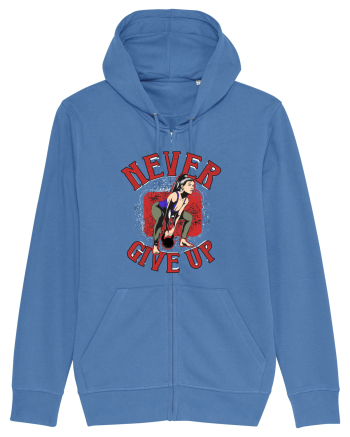 Never Give Up Bright Blue