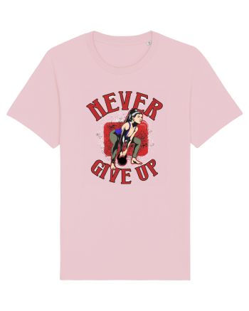 Never Give Up Cotton Pink