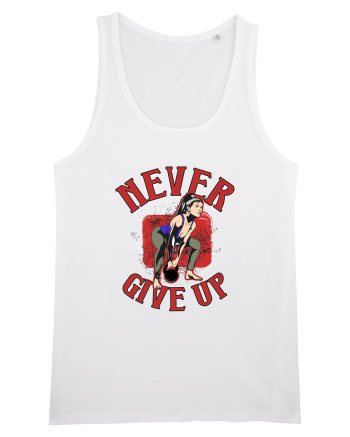 Never Give Up White