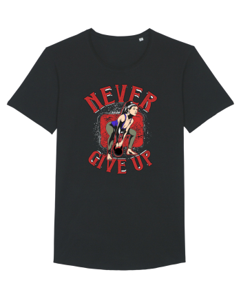 Never Give Up Black