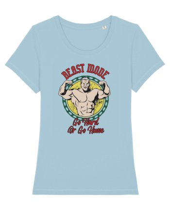 Beast Mode Go Hard Or Go Home Sky Blue