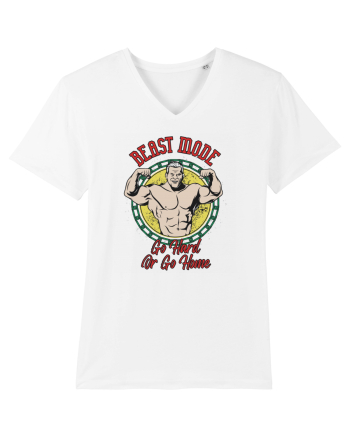 Beast Mode Go Hard Or Go Home White