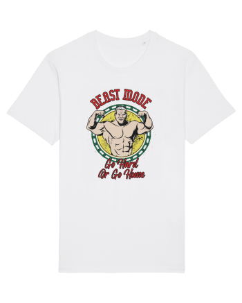 Beast Mode Go Hard Or Go Home White