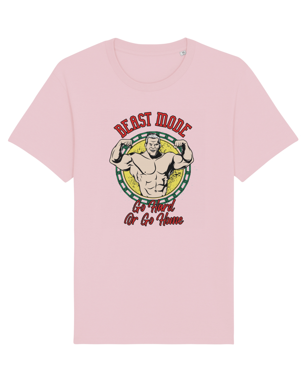 Tricou mânecă scurtă Unisex Rocker Cotton Pink