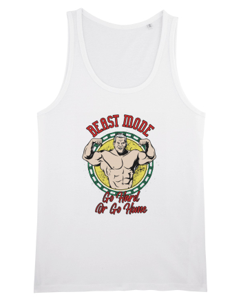 Beast Mode Go Hard Or Go Home White