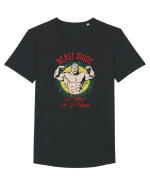 Beast Mode Go Hard Or Go Home Tricou mânecă scurtă guler larg Bărbat Skater