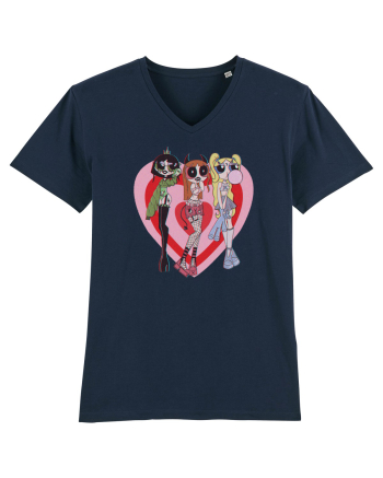 Powerpuff Aesthetic Girls French Navy