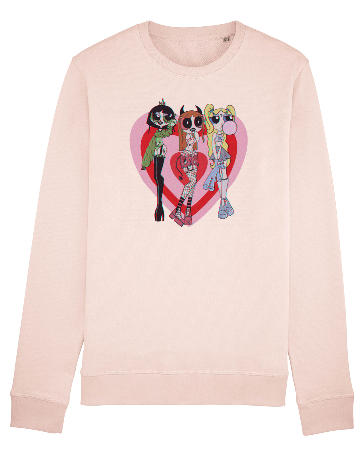 Bluză mânecă lungă Unisex Rise Candy Pink